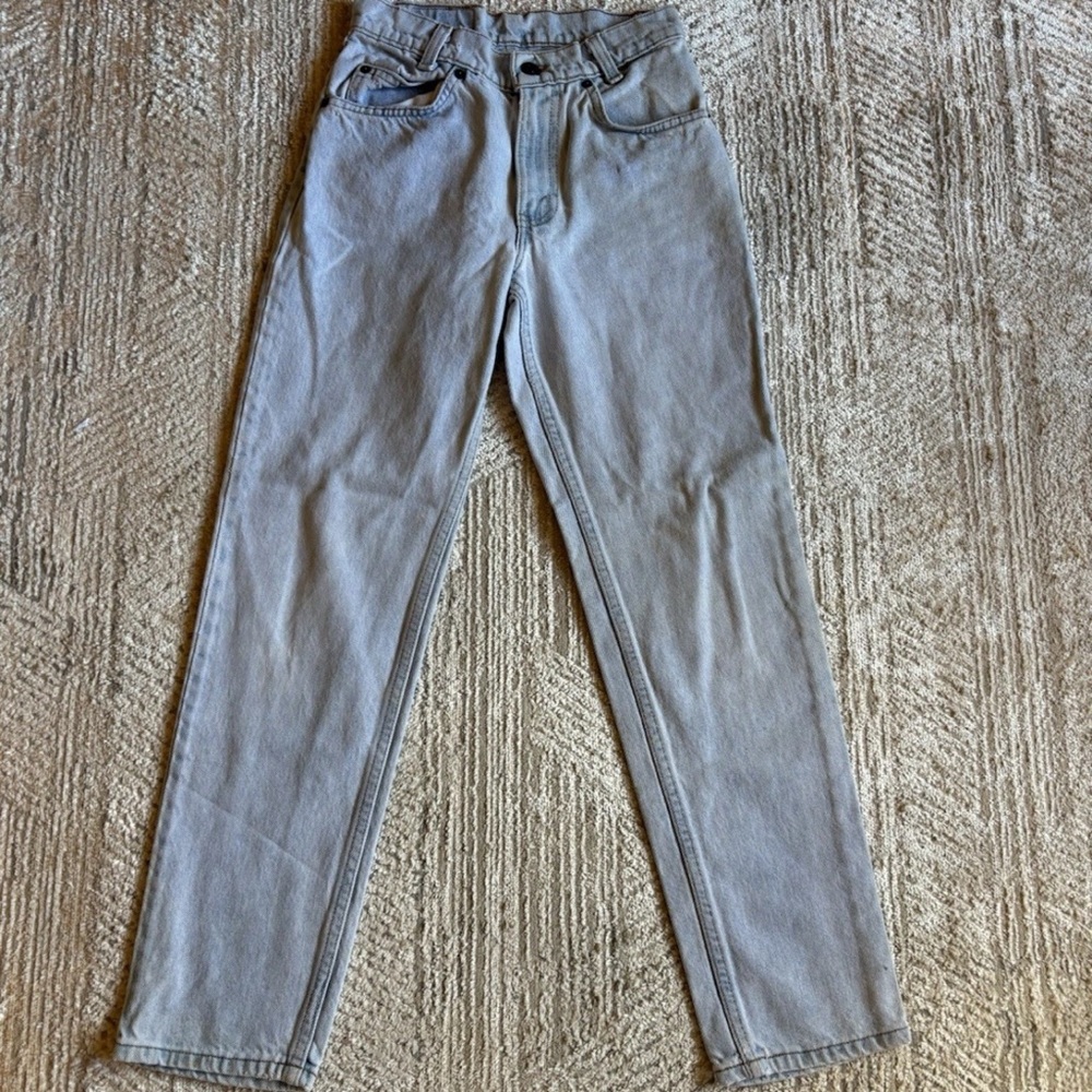 Vintage Levi’s 512 Student Fit Jeans 26x28 Made in USA Light Wash 100% Cotton - Picture 2 of 11